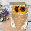 Search for burlap wedding invitations Burlap and lace