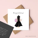 Search for fashions note cards Illustration