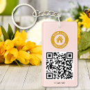 Search for text template key rings Qr code