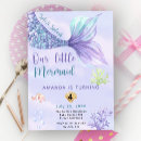 Search for mermaid pool party invitations Watercolor