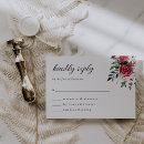 Search for christmas wedding rsvp cards White