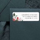 Search for winter foliage return address labels Simple