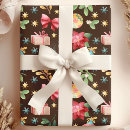 Search for poinsettia wrapping paper Christmas flowers
