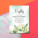 Search for elegant white lilies invitations For her