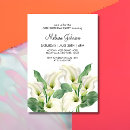 Search for elegant white lilies invitations For her