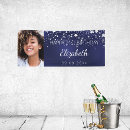 Search for 60th birthday posters banners Navy blue