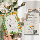 Search for orange blossom wedding invitations Mediterranean