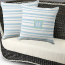 Search for light blue stripes cushions Blue and white