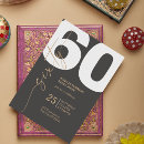 Search for dinner 60th birthday invitations Sophisticated