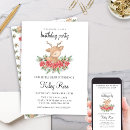 Search for little deer birthday invitations Winter
