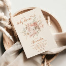 Search for wildflower baby shower invitations Boho chic