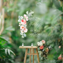 Search for floral welcome wedding signs Greenery