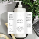 Search for shampoo labels Modern