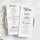 Search for formal wedding programs Calligraphy