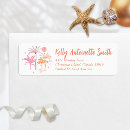 Search for tropical christmas return address labels Orange