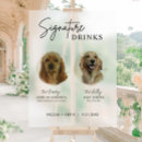 Search for dog signature drink wedding signs Bar
