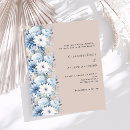 Search for dusty blue floral invitations Spring summer fall