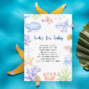 Search for baby shark invitations Watercolor