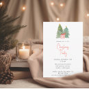 Search for minimalist christmas invitations Watercolor