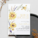 Search for rustic floral bridal shower invitations Botanical