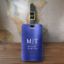 Search for metal luggage tags Navy blue