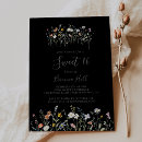 Search for black and yellow sweet 16 invitations For her