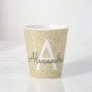 Search for glittery mugs Gold