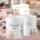 Search for rustic wedding mugs Bridesmaid