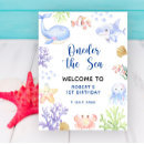 Search for under the sea party posters Watercolor