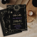 Search for mystical birthday invitations Any age milestone birthday