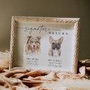 Search for dog signature drink wedding signs Watercolor
