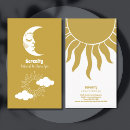 Search for sun and moon business cards Feminine