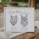 Search for cat wedding signs Signature drinks