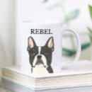 Search for boston terrier mom mugs Black and white