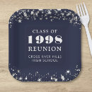 Search for navy blue and silver plates Stars