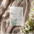 Search for winter greenery wedding invitations Green and white