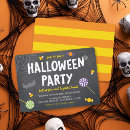 Search for chalkboard halloween invitations Orange