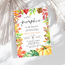 Search for fall gender neutral baby shower invitations Pumpkin
