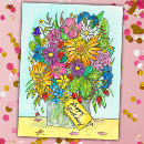 Search for happy birthday wildflowers postcards Cute