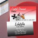 Search for puzzle pieces business cards Consultant