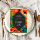 Search for floral wedding menus Botanical