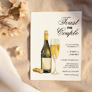 Search for champagne toast engagement party invitations Elegant