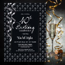 Search for luxury 40th birthday invitations Stylish