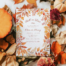 Search for falling leaves invitations Fall in love