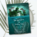 Search for modern dinosaur invitations Jurassic animals