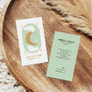 Search for crescent moon business cards Meditation teacher
