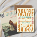 Search for unique destination wedding invitations Typography