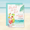 Search for summer cocktail party invitations Hawaiian
