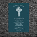 Search for teal blue first communion invitations Cross