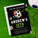 Search for black and white soccer invitations Kids